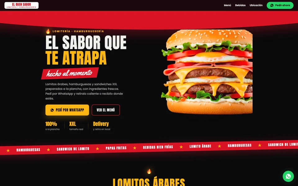 Captura de elbuensaborlomiteria.com